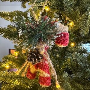 Hobby Lobby Set of 3 Rustic Candy Cane Ornaments